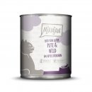 Mjamjam Katzen Nassfutter DUO von guter Pute &amp; Wild an Apfelst&uuml;ckchen