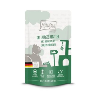 Mjamjam Katzen Nassfutter deliziöses Rentier mit...