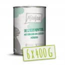 Mjamjam Katzen Nassfutter delizi&ouml;ses Rentier mit H&uuml;hnchen an leckeren M&ouml;hrchen
