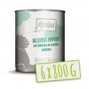 Mjamjam Katzen Nassfutter delizi&ouml;ses Rentier mit H&uuml;hnchen an leckeren M&ouml;hrchen