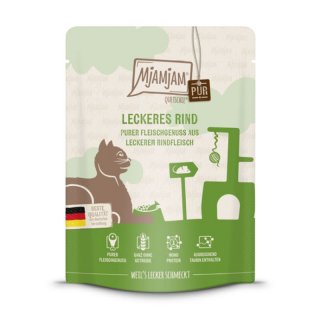 Mjamjam Katzen Nassfutter purer Fleischgenuss - leckeres...