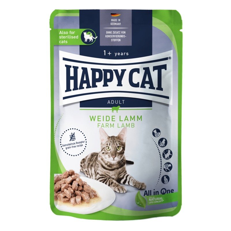 Happy Cat Katzen Nassfutter Culinary Weide Lamm 85 g
