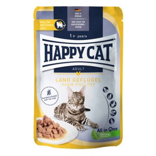 Happy Cat Katzen Nassfutter CulinaryLand Geflügel 85 g