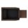 Knuffelwuff Cargo Hunde Auto Transportbox Rücksitz Braun/Schwarz Größe 1 - 60x 50x 50cm
