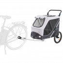 Trixie Fahrrad-Anh&auml;nger f&uuml;r Hunde Grau