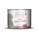 Mjamjam Katzen Nassfutter DUO von schmackhaftem Rind &amp; Kaninchen an M&ouml;hrchen