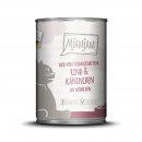 Mjamjam Katzen Nassfutter DUO von schmackhaftem Rind &amp; Kaninchen an M&ouml;hrchen