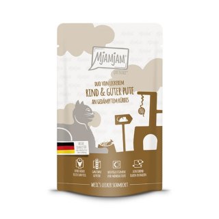 Mjamjam Katzen Nassfutter Quetschie - DUO von leckerem...