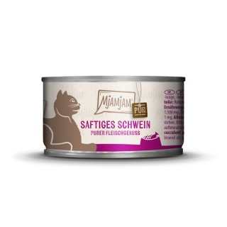Mjamjam Katzen Nassfutter purer Fleischgenuss - saftiges...