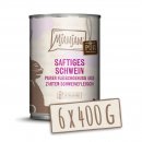 Mjamjam Katzen Nassfutter purer Fleischgenuss - saftiges Schwein pur