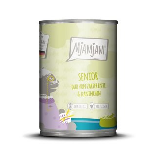 Mjamjam Katzen Nassfutter Dose Senior - DUO von zarter...