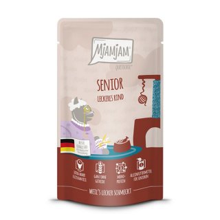 Mjamjam Katzen Nassfutter Senior - leckeres Rind