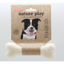 Corwex Nature Play Hunde Spielzeug Filz Knochen Braun 15cm