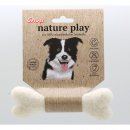 Corwex Nature Play Hunde Spielzeug Filz Knochen Braun 21cm
