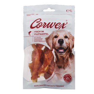 Corwex Hunde Snack Fisch im Filetmantel 70g