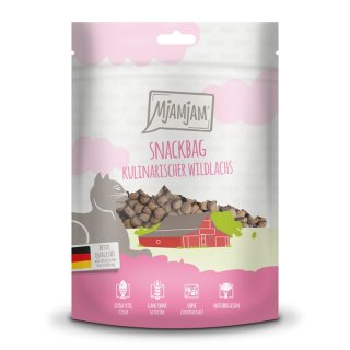Mjamjam Katzen Nassfutter Snackbag WLachs