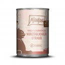 Mjamjam Katzen Nassfutter Dose purer Fleischgenuss - Dose vorz&uuml;glicher Strau&szlig;
