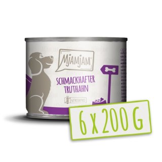 Mjamjam Katzen Nassfutter schmackhafter Truthahn