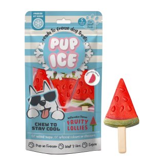 IM Pup Ice Hundesnack Eis Fruity Lollies Wassermelone 3St