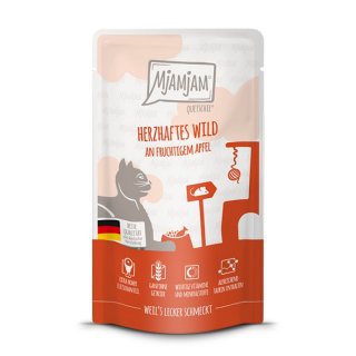 Mjamjam Katzen Nassfutter herzhaftes Wild an fruchtigem...