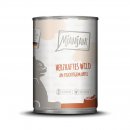 Mjamjam Katzen Nassfutter herzhaftes Wild an fruchtigem Apfel