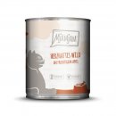 Mjamjam Katzen Nassfutter herzhaftes Wild an fruchtigem Apfel