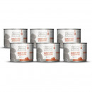 Mjamjam Katzen Nassfutter herzhaftes Wild an fruchtigem Apfel 6x200g