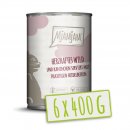 Mjamjam Katzen Nassfutter herzhaftes Wild &amp; Kaninchen an fruchtigen Heidelbeeren