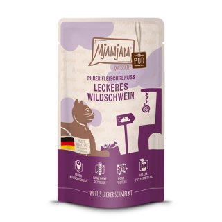 Mjamjam Katzen Nassfutter purer Fleischgenuss - leckeres...