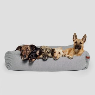 Cloud7 Hundebett Sleepy Deluxe Tweed Grey