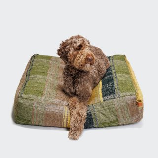 Cloud7 Hundebett Cube Tartan Green