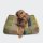 Cloud7 Hundebett Cube Tartan Green