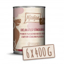 Mjamjam Hunde Nassfutter purer Fleischgenuss - delikates K&auml;nguru 6x400g