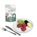 Mjamjam Hunde Nassfutter vorz&uuml;gliches Kalb an ged&auml;mpfter Zucchini