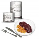Mjamjam Hunde Nassfutter k&ouml;stliches Pferd an ged&auml;mpften K&uuml;rbis