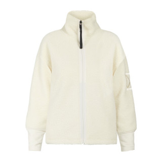 Didriksons Damen Fleecejacke Mella FZ 3 White Foam
