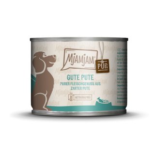 Mjamjam Hundefutter purer Fleischgenuss - gute Pute pur