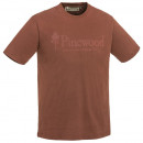 Pinewood Unisex T-shirt Outdoor Life Kupferbraun