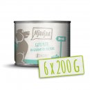 Mjamjam Hunde Nassfutter gute Pute an gekochtem Reis mit ged&auml;mpfter Zucchini