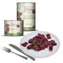Mjamjam Hunde Nassfutter leckeres Rind pur