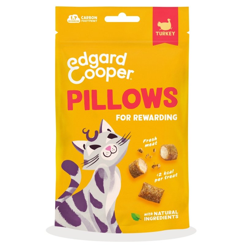 Edgard & Cooper Katzensnacks Pillows Truthahn 60g