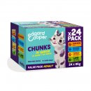 Edgard &amp; Cooper Katzen Nassfutter St&uuml;ckchen in So&szlig;e Adult Multipack 24x85g