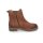 Camel Active Damen Chelsea Boots Crazy Horse gefüttert Braun