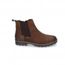 Camel Active Herren Chelsea Boots Tumbled Nubuk Dunkelbraun