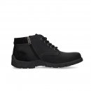 Camel Active Herren Stiefelette Crazy Horse gef&uuml;ttert Schwarz