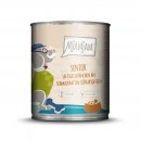 Mjamjam Hunde Nassfutter Senior - saftiges H&uuml;hnchen an S&uuml;&szlig;kartoffeln