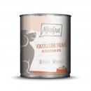 Mjamjam Hunde Nassfutter Dose vorz&uuml;glicher Strau&szlig; an fruchtigem Apfel