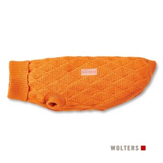Wolters Hunde Strickpullover Diamond Fancy Orange