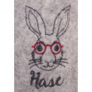 Adelheid Herren Filzpantoffel Alter Hase mausgrau