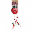 Flamingo Weihnachten KS Mixxa Handschuh mit Federn Rot
